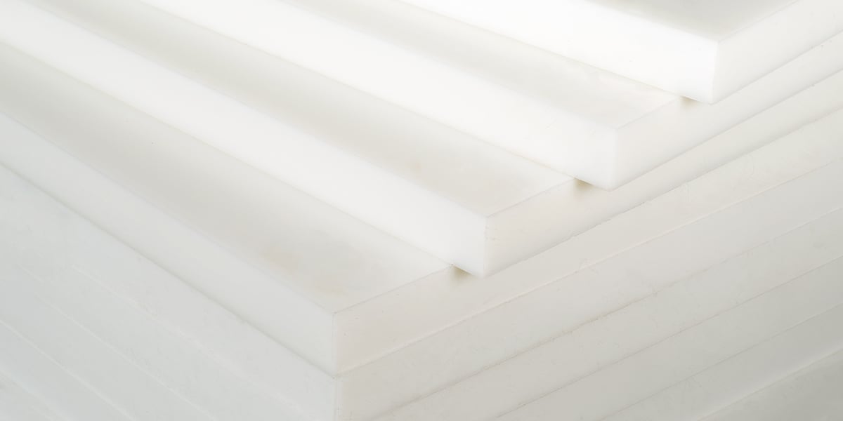 stack of hdpe plastic
