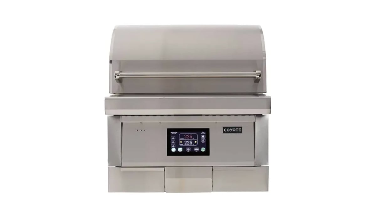 28 inch coyote pellet grill
