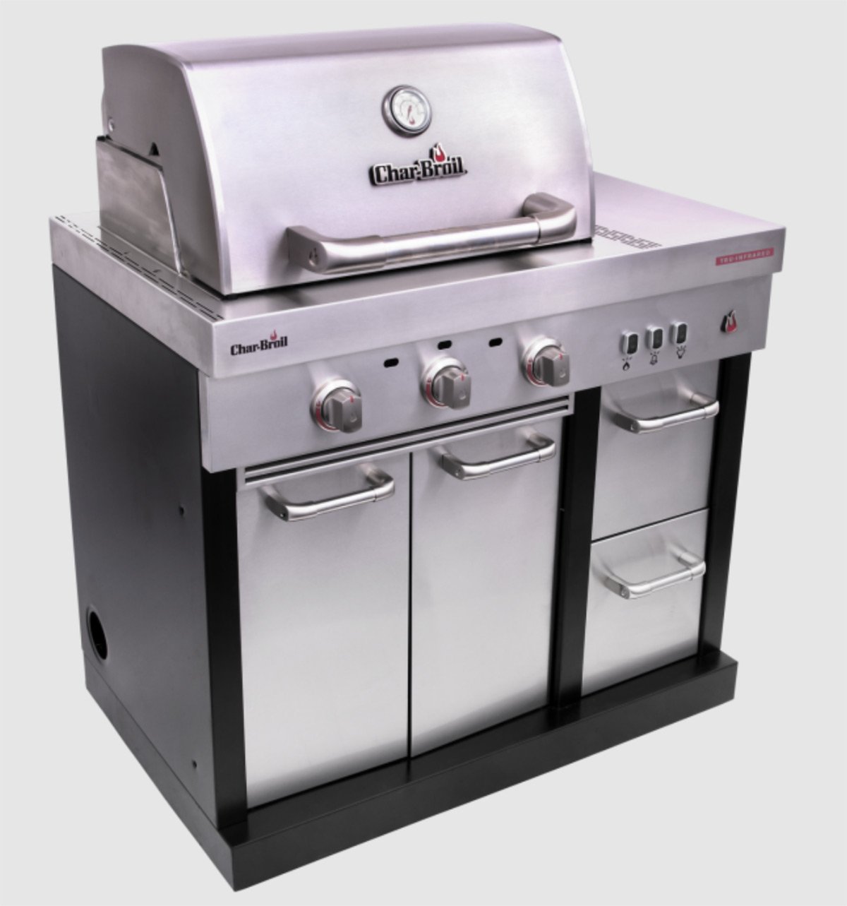 3 burner gas grill