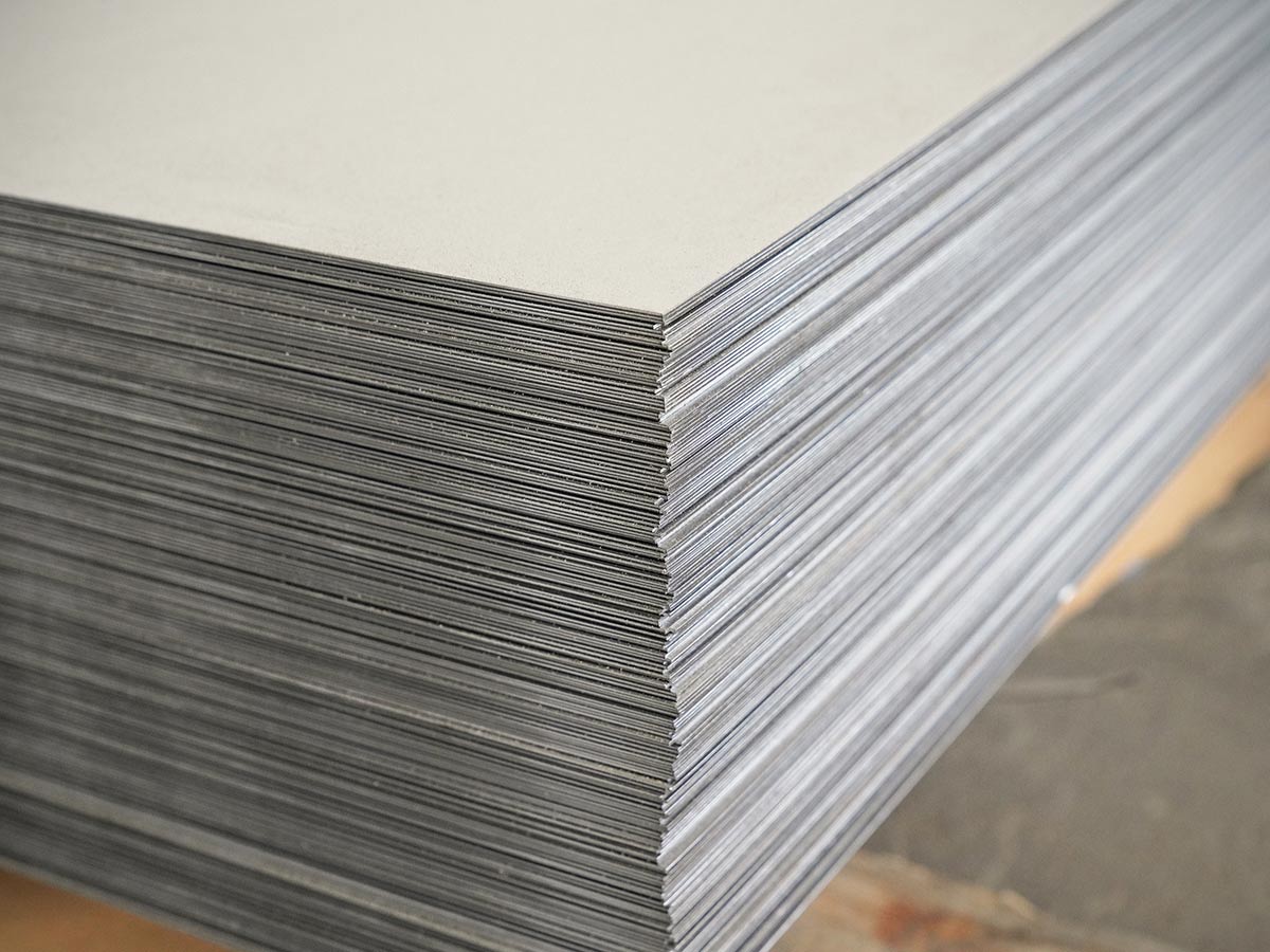 Close up of Polished Stainless Steel material used in some bbq outdoor cabinets