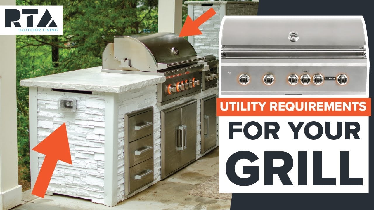 Installing a Built In Gas Grill | Utility Requirements for Your Outdoor Kitchen
