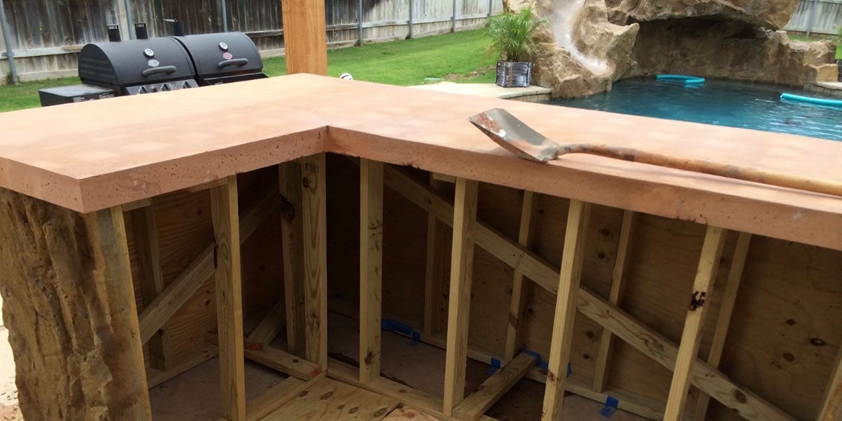 Should you diy an outdoor kitchen bar project built from scratch out of wood