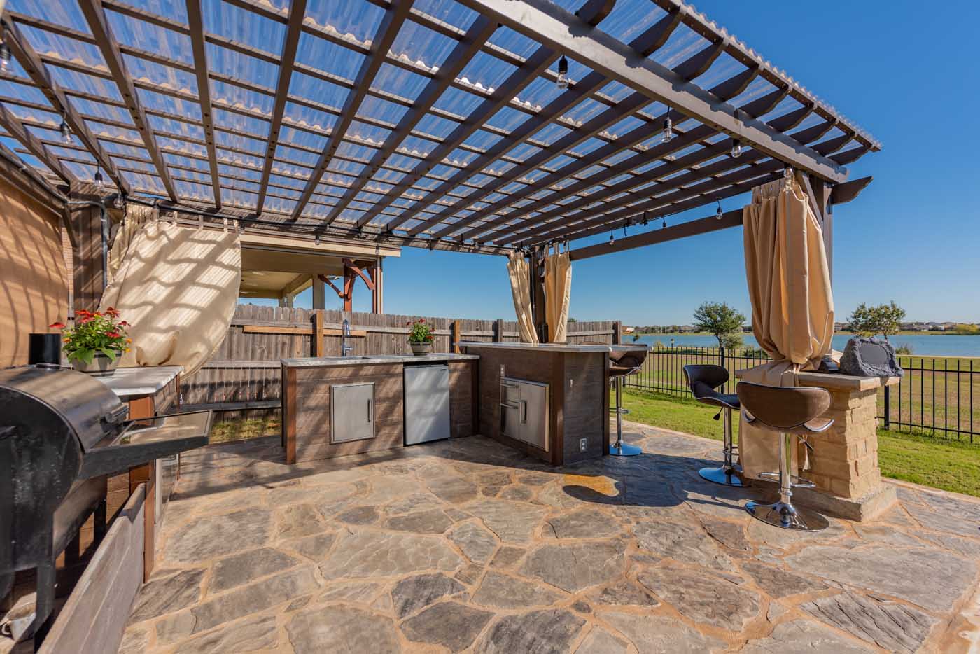 Outdoor kitchen pergola buying guide with ideas