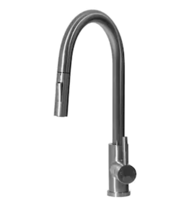 bbq signature stainless steel gooseneck faucet