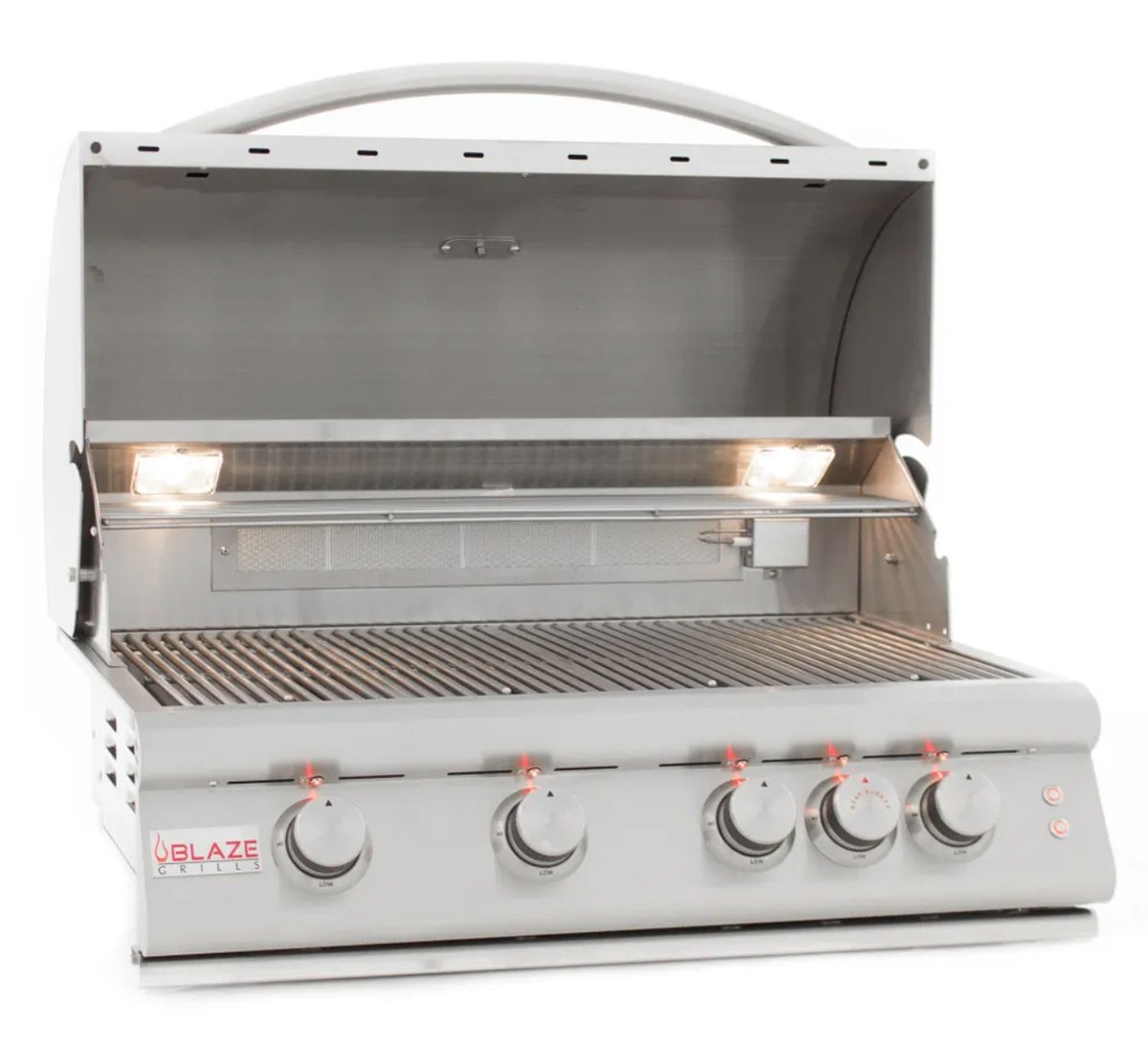blaze Materials review with 32 grill open