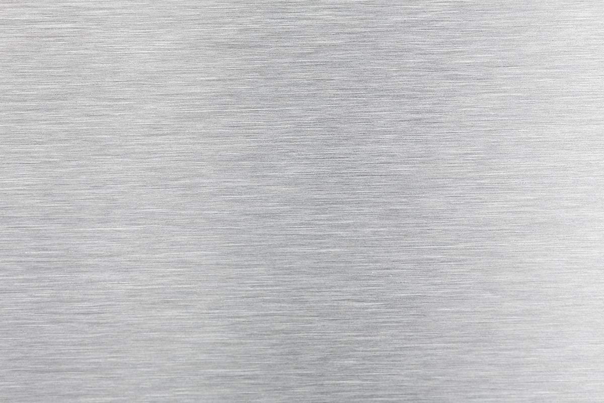 brushed stainless steel