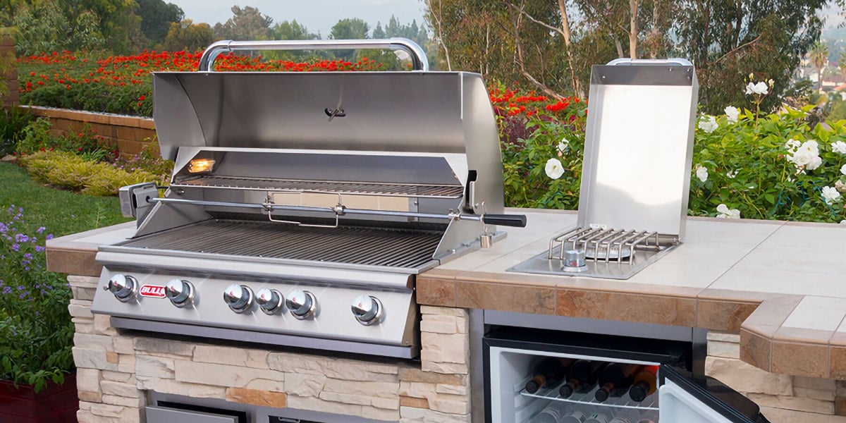 bull brand built in grill model