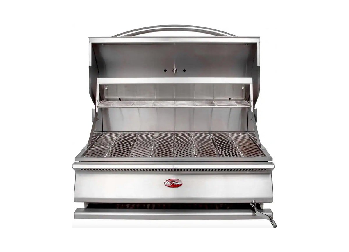 cal flame built in charcoal grill