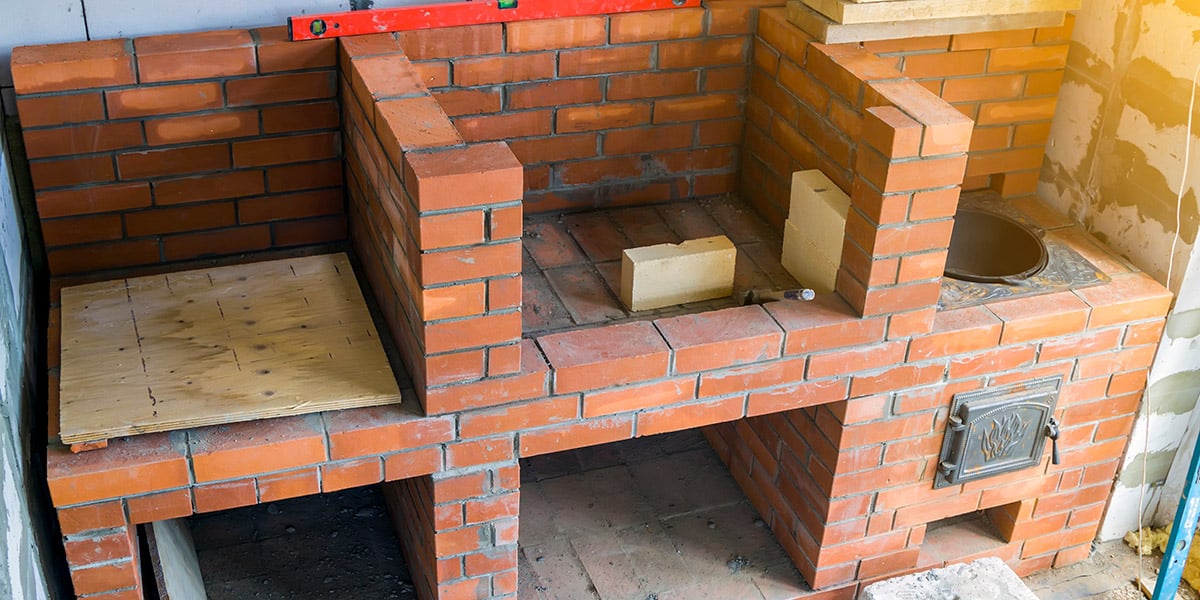 cost of building a brick pizza oven