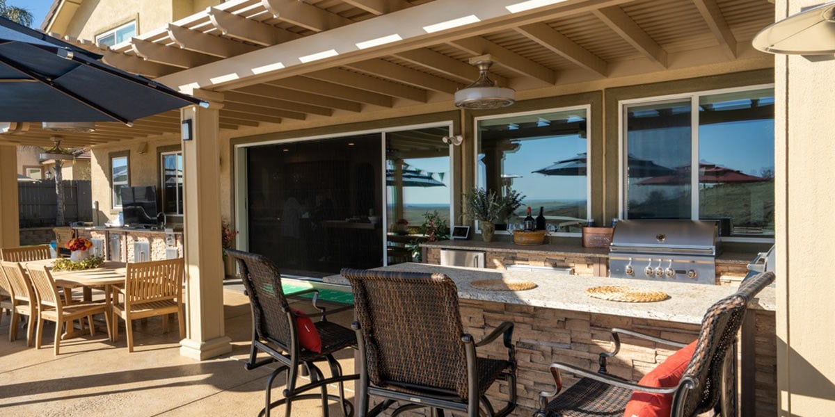 covered patio california room