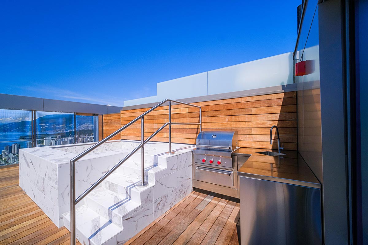 danvers l shaped outdoor kitchen