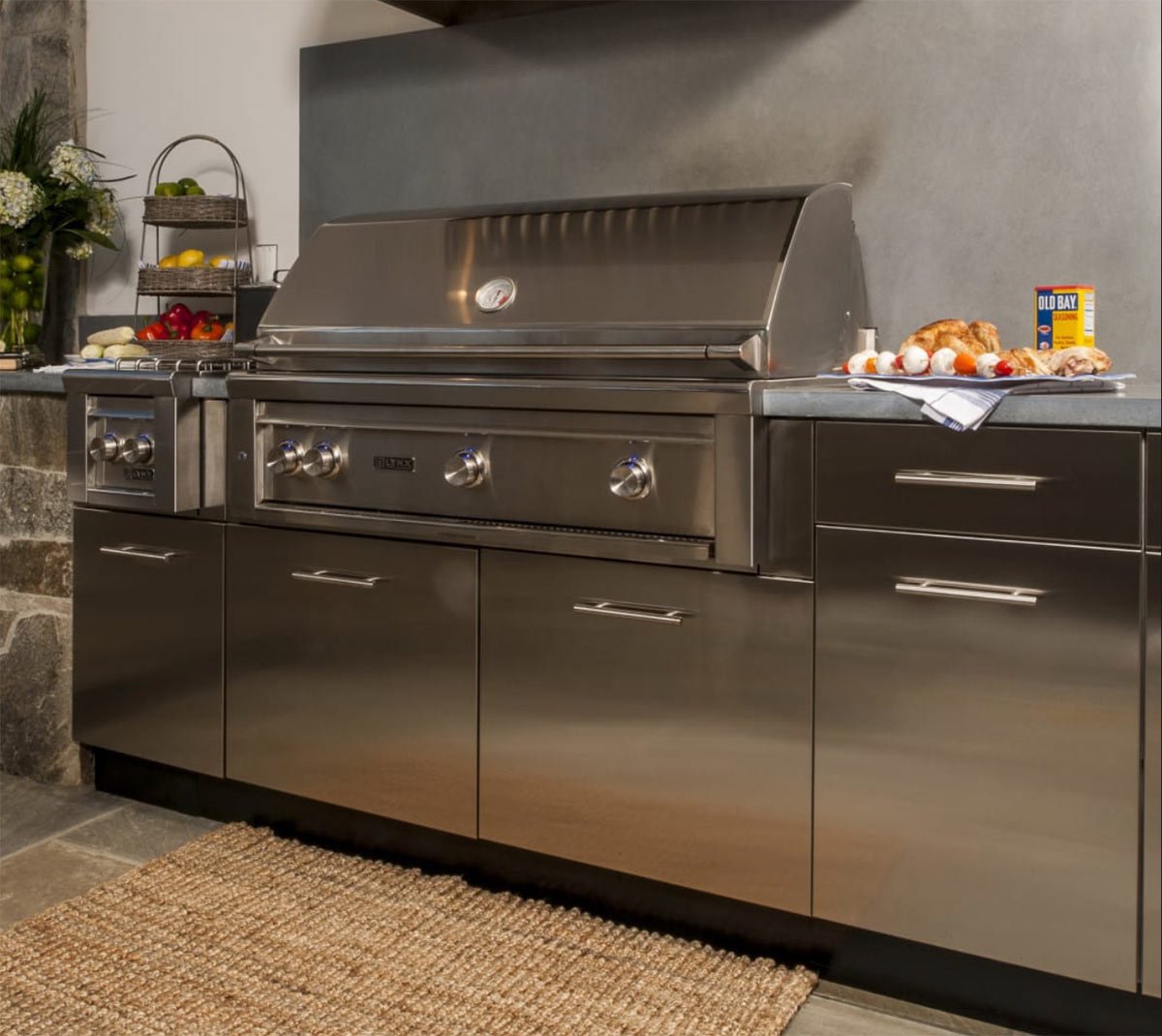 danvers linear outdoor kitchen