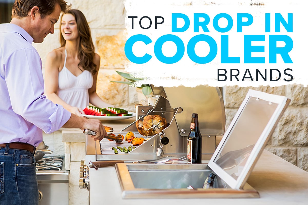 drop in cooler for outdoor kitchen