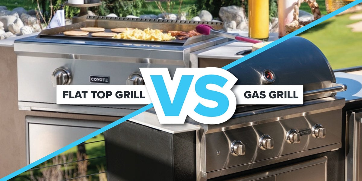 flat top vs gas grill