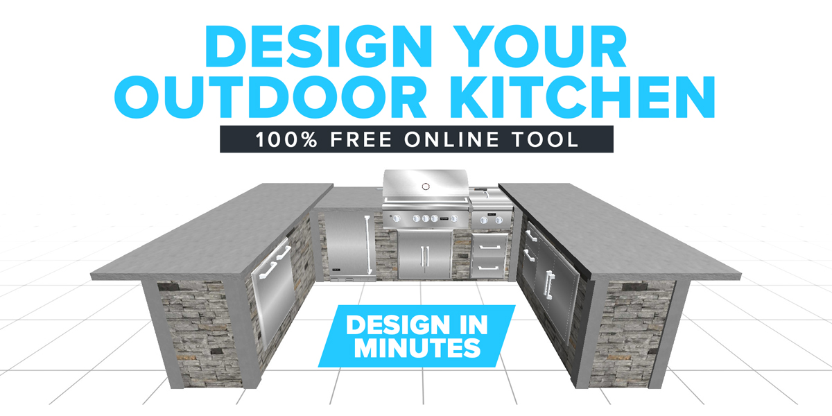 free outdoor kitchen design solution