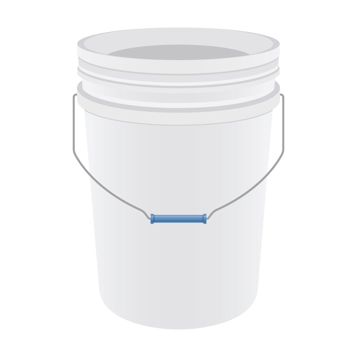 5 gallon bucket for concrete countertop install