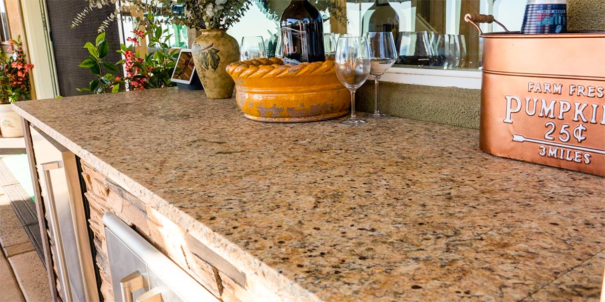 granite for outdoor kitchen