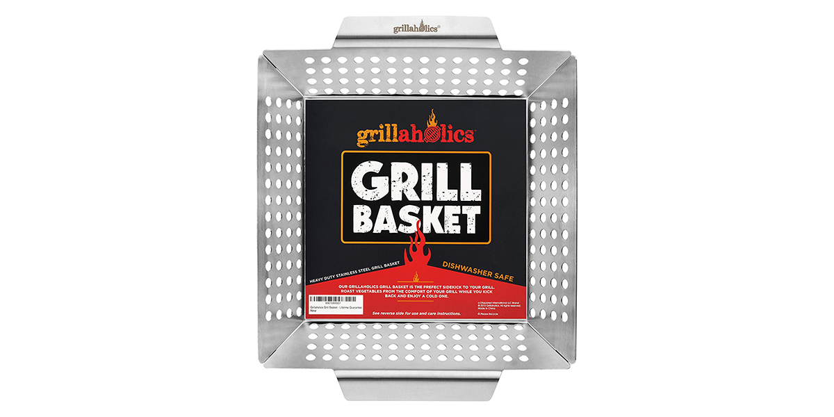 grillaholics heavy duty grill basket