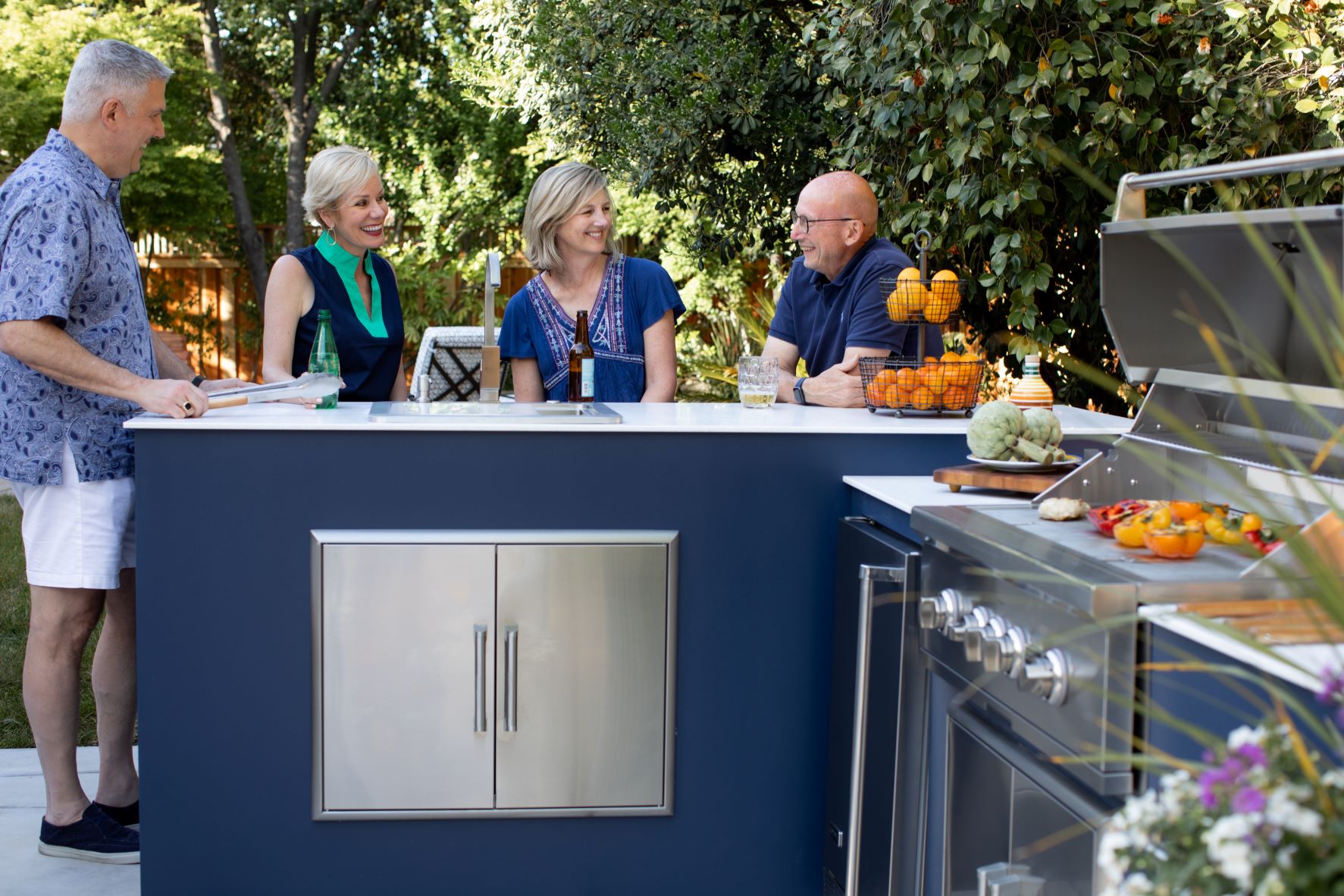 Building is a breeze with an rta outdoor kitchen bar