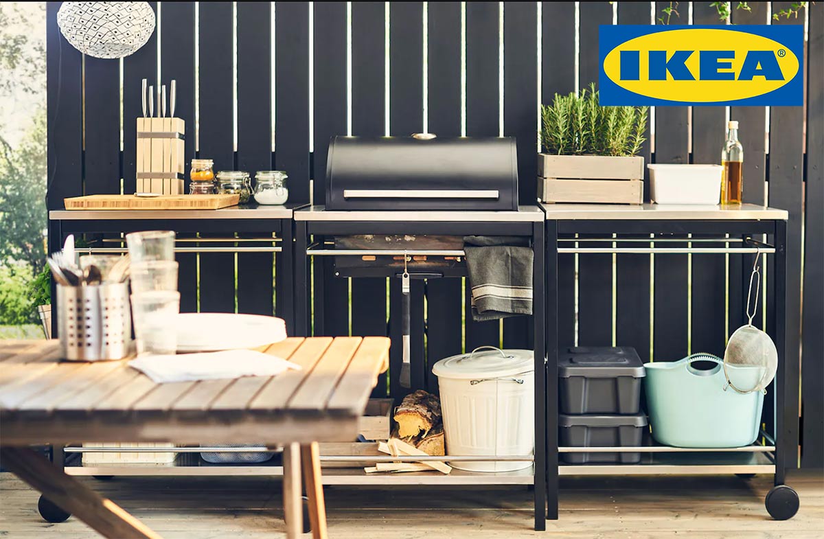 ikea outdoor kitchen on deck