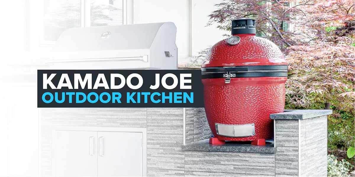 kamado joe outdoor kitchen featured image