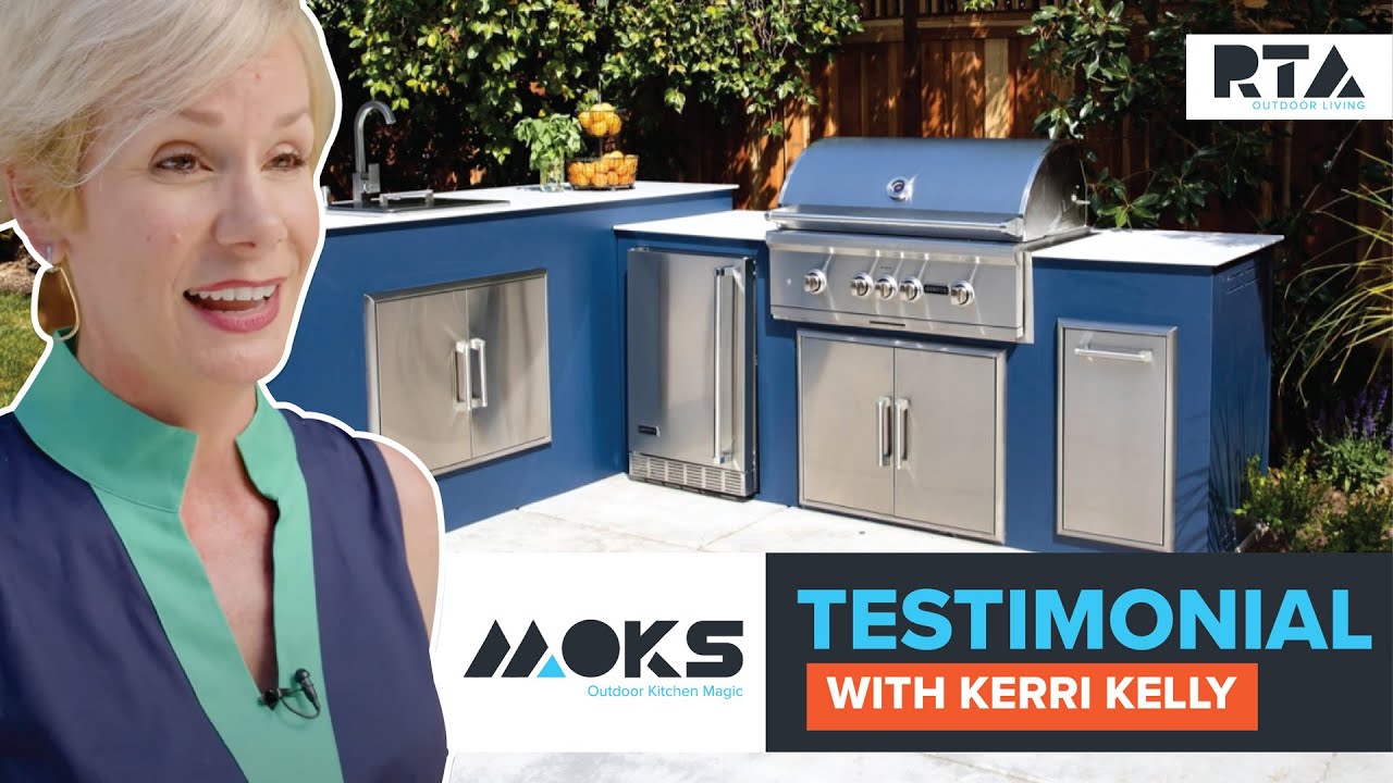 Modular Outdoor Kitchen Testimonial - Kerrie Kelly | MOKS