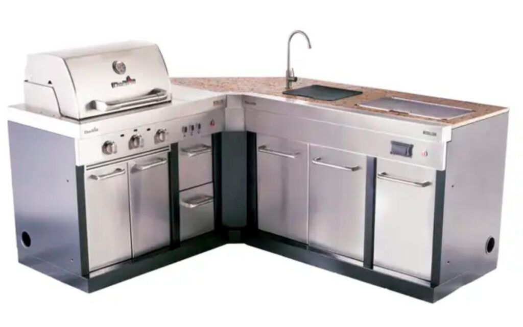 medallion series 3 piece modular outdoor kitchen