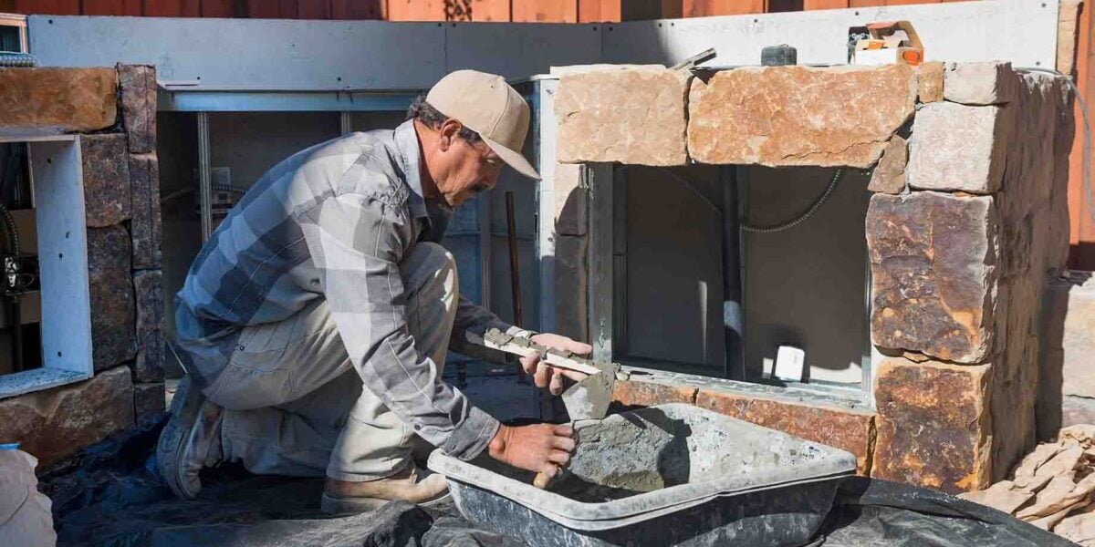 What is an outdoor kitchen frame