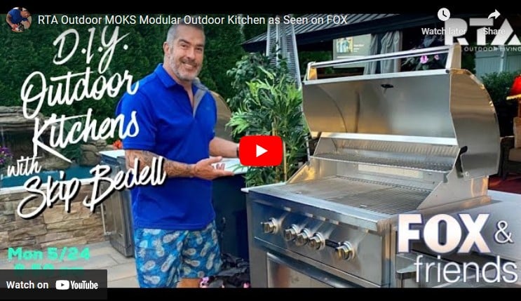 RTA Outdoor MOKS Modular Outdoor Kitchen as Seen on FOX