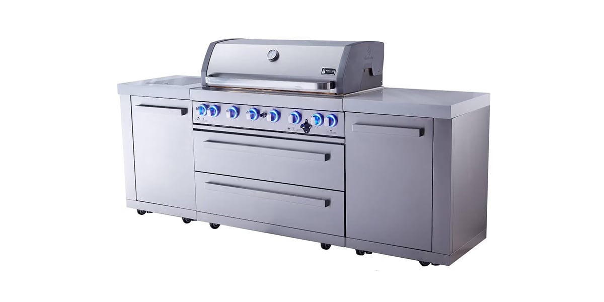 mont alpi linear patio bbq island
