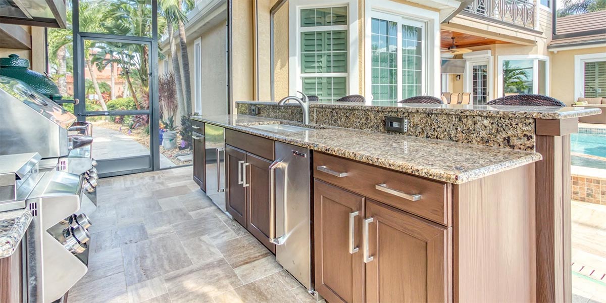 naturekast outdoor kitchen cabinet configuration