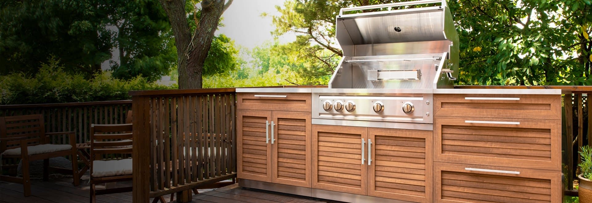 newage modular outdoor kitchen cabinets
