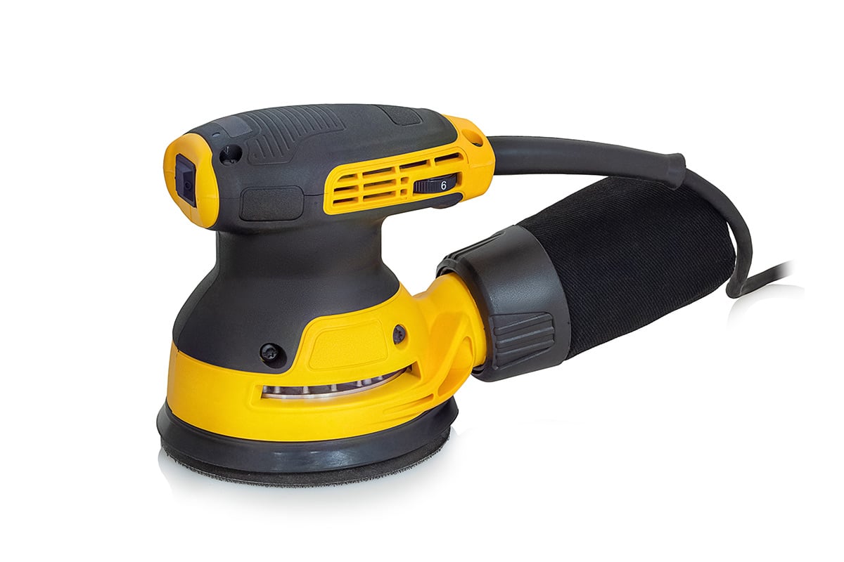 orbital sander for concrete countertop install