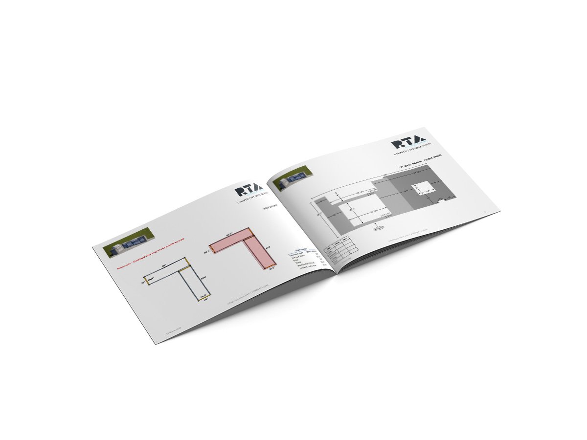 Booklet of Outdoor BBQ kitchen plans