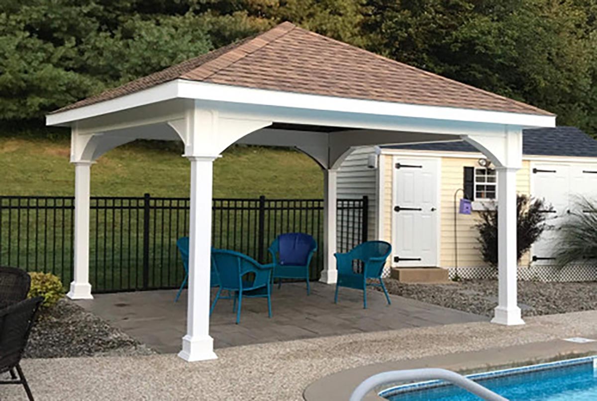 Pergola kits usa white pergola