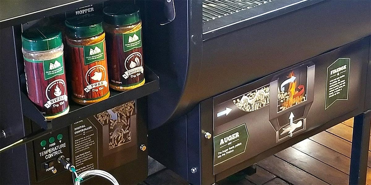 pit boss spice rack