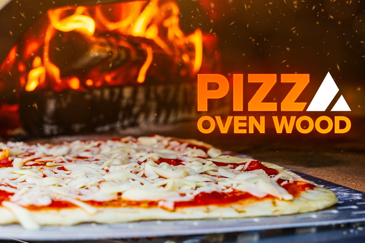 pizza oven wood cooking cheese pizza
