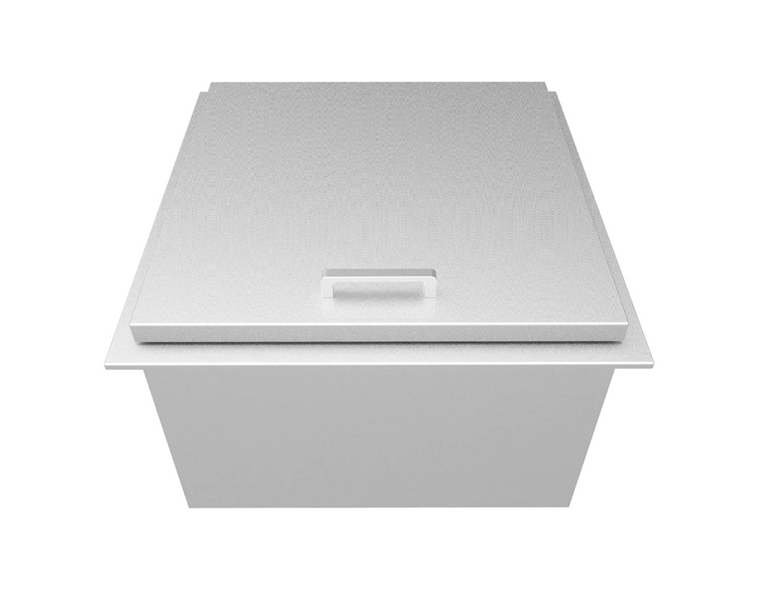 hestan brand drop in ice chest