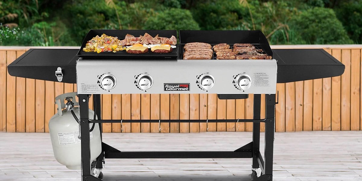 royal gourmet outdoor flat top grill