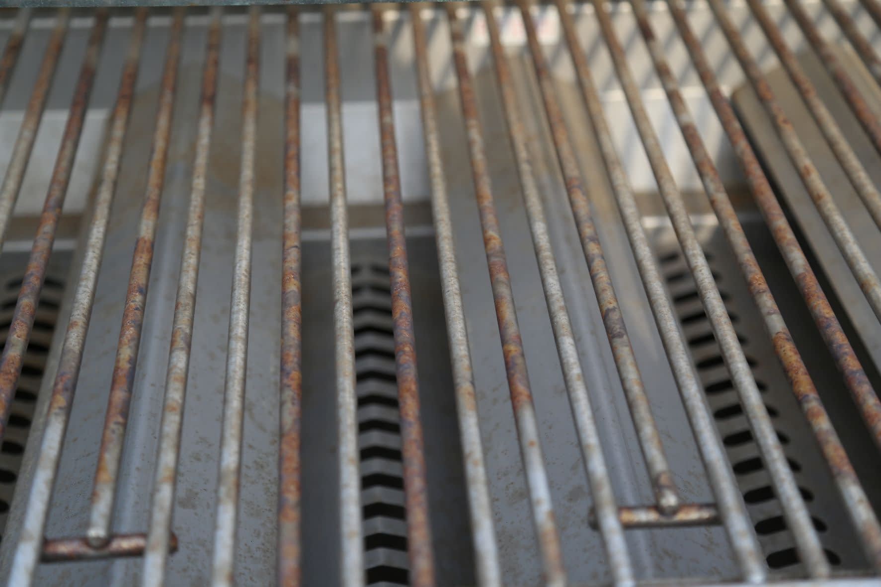 Rusted Grill Grates on a Low Quality Grill