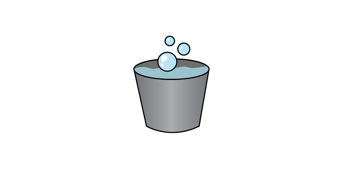 soapy water
