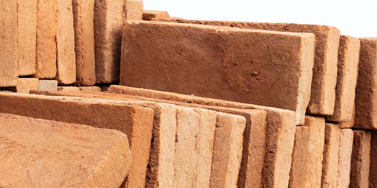 stack of bricks ready to be used