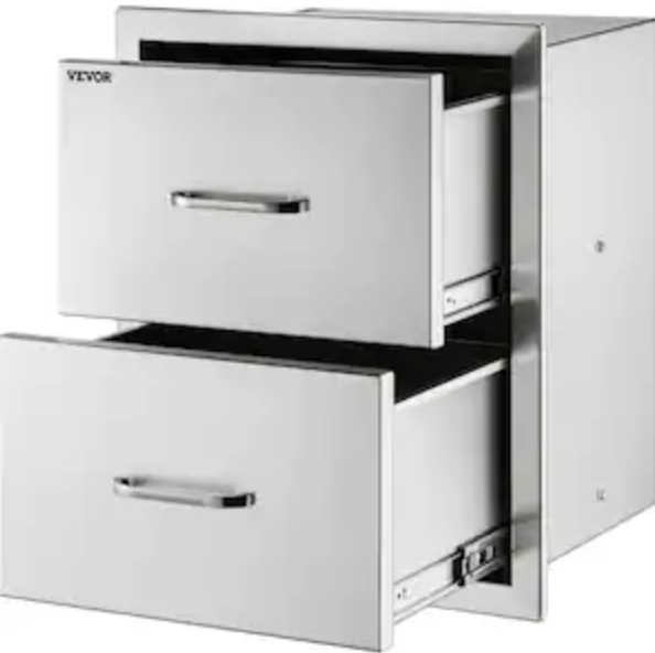 vervor stainless steel access drawers
