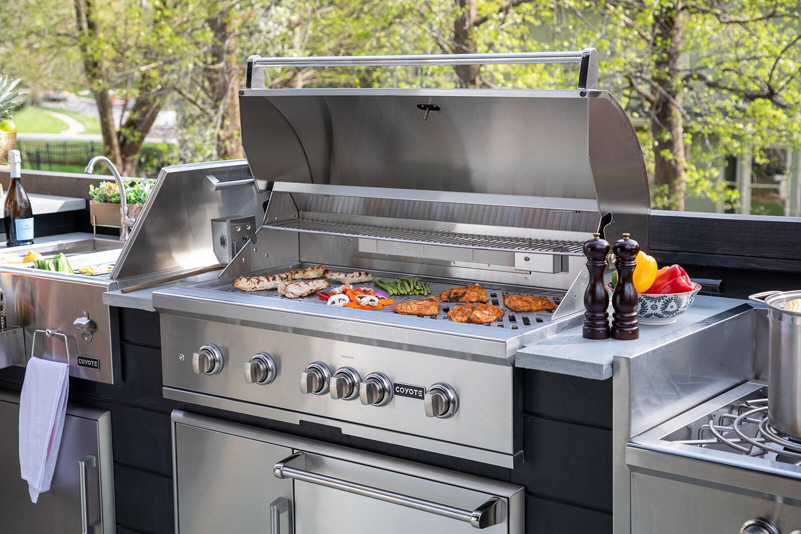 Coyote Outdoor Grills Review and Essential Considerations showcasing a grill with food