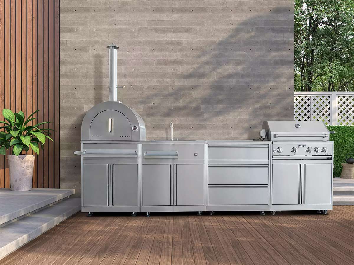 thor stainless steel outdoor kitchen