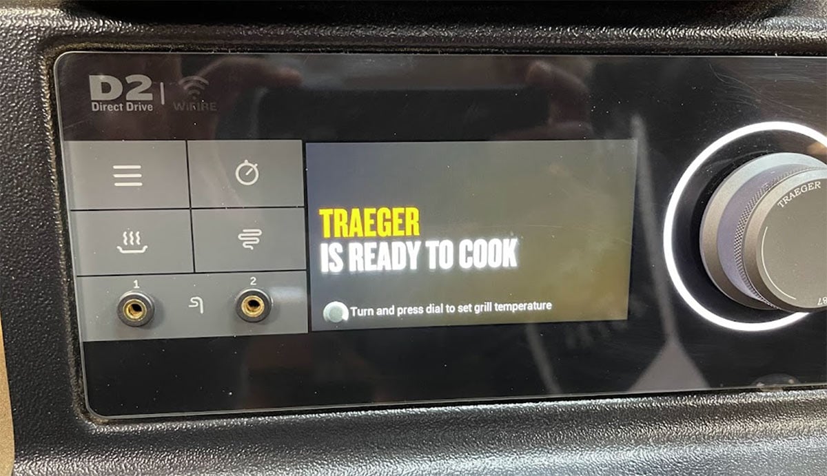 traeger timberline digital screen