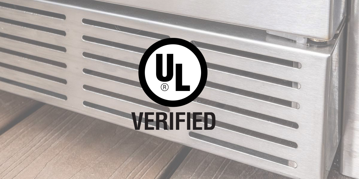 ul certified venting on an outdoor rated ice maker