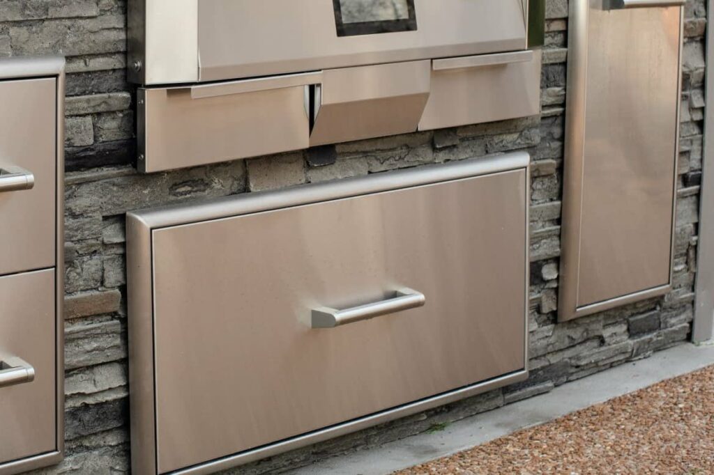warming drawer for outdoor kitchen