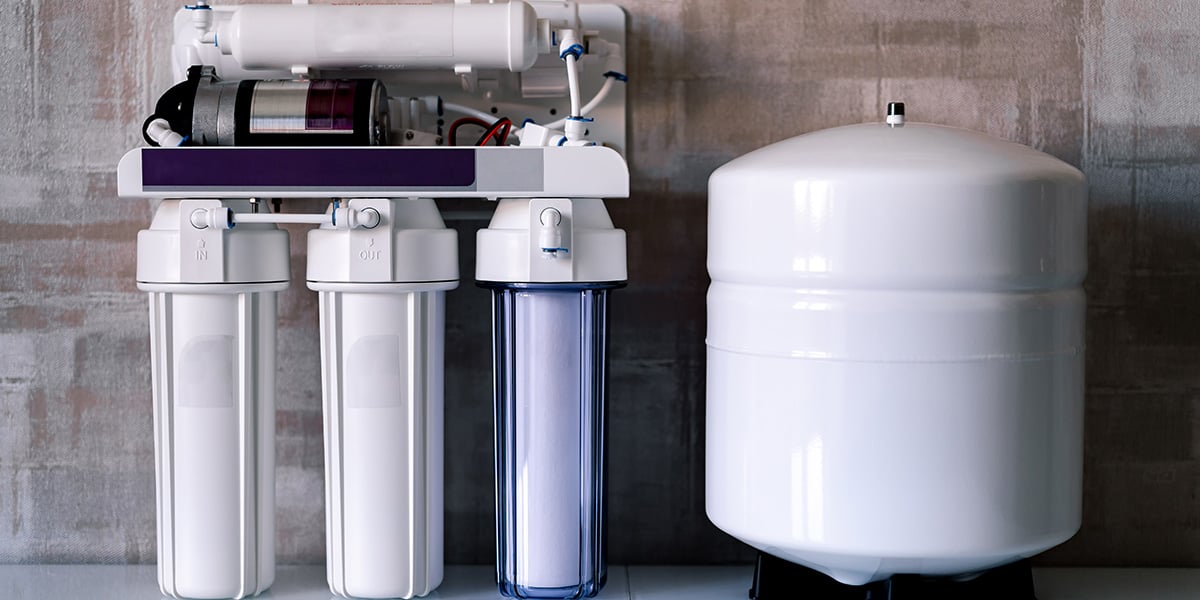 water filtration system for outdoor ice maker