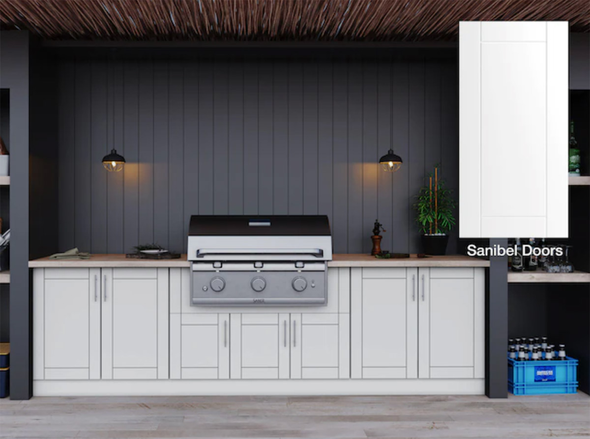 WeatherStrong Sanibel 5-Piece Outdoor Kitchen